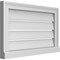 Ekena Millwork Vertical Surface Mount PVC Gable Vent: Functional, w/ 2"W x 2"P Brickmould Sill Frame, 26"W x 16"H GVPVE26X1603SF - alternate 5
